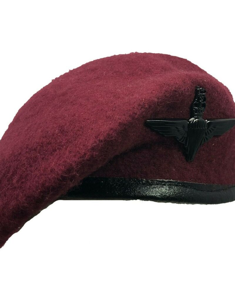 Parachute Regiment Maroon Beret with Metal Cap Badge (6267)