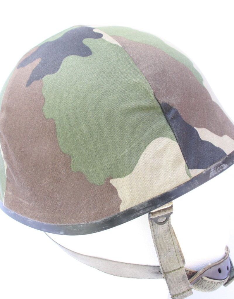 French Army & Foreign Legion CCE Woodland Camo F1 / M78 Helmet Cover (6444)