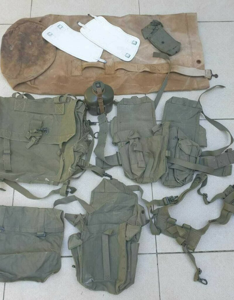 South African & Rhodesian Bush War Webbing Equipment, Kit Bag & Water Canteen. AY1 (6473)