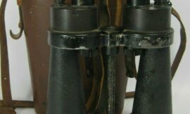 WW2 Barr & Stroud Military Naval Binoculars 7X CF41 with Case (6577)