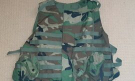 US Woodland Interceptor Body Armour Cover Point Blank Body Armour + Pouches XL (6638)