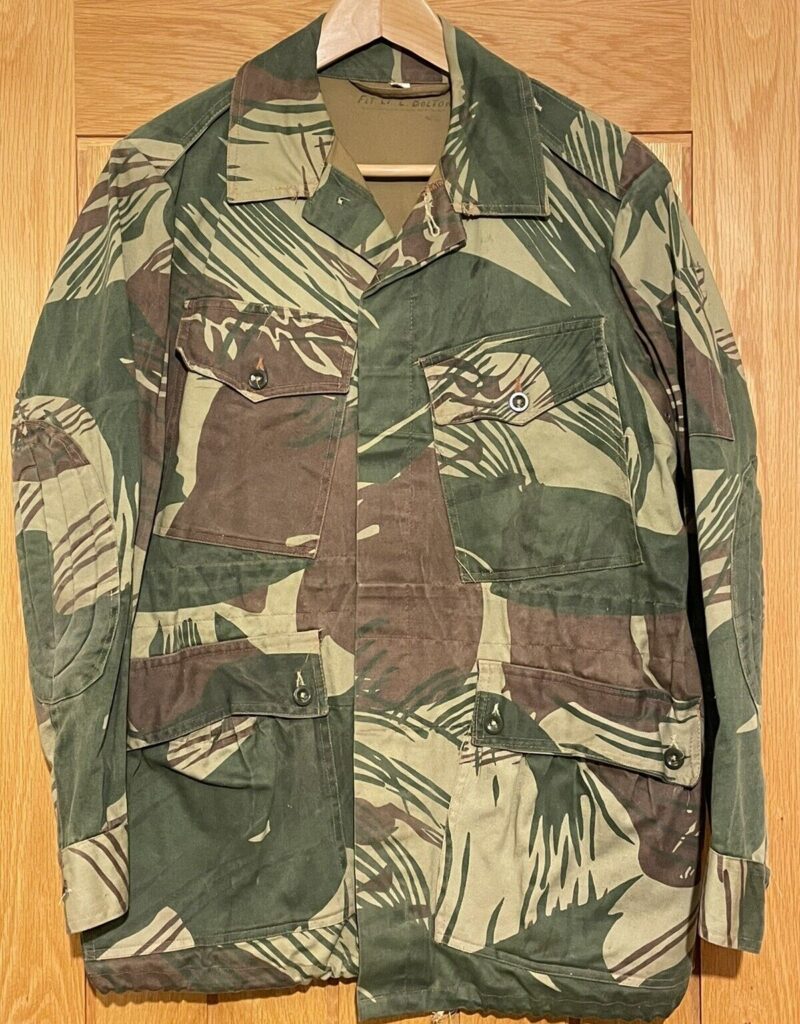 Rhodesian Army Brushstroke Camouflage Bush Jacket (named Flt Lieutenant) (6988)