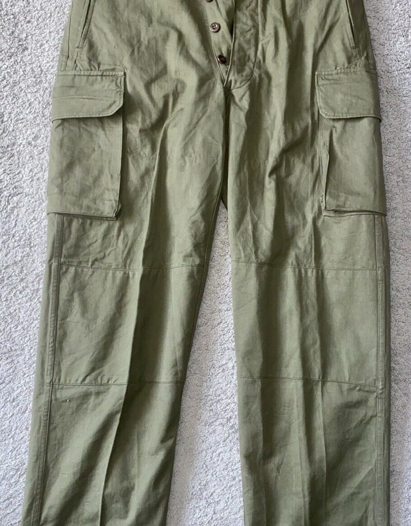 M1947 French HBT Trousers Size 45 Large Long (6019)