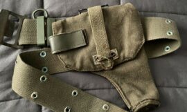 French Army Belt And Holster 1950’s (6598)